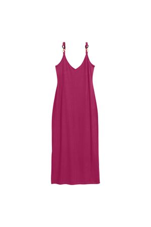 Vestido Feminino Midi Marialícia Rosa