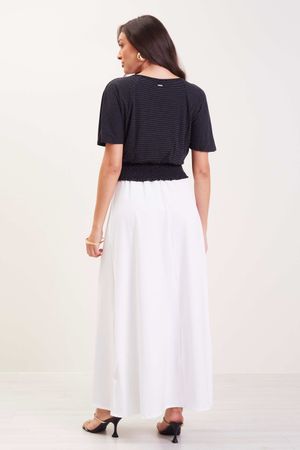 Blusa Feminina De Viscose Marialícia Preto