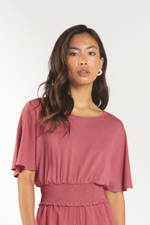 Blusa Feminina De Viscose Marialícia Rosa