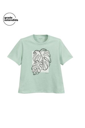 T-Shirt Feminina Eco Marialícia Verde