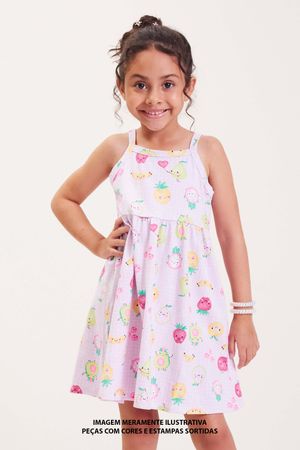 Kit 4 Vestidos Alcinha Infantil Menina Elian Sortido