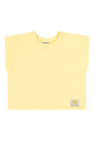 Blusa Infantil Menina em Molecotton Colorittá Amarelo