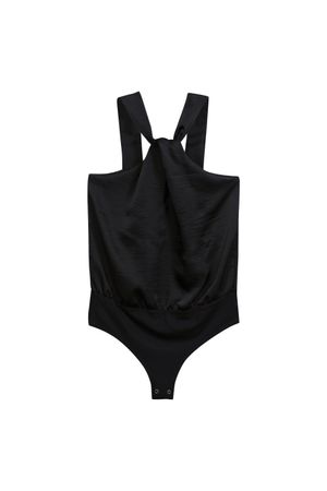 Body Feminino Nó Frontal Marialícia Preto