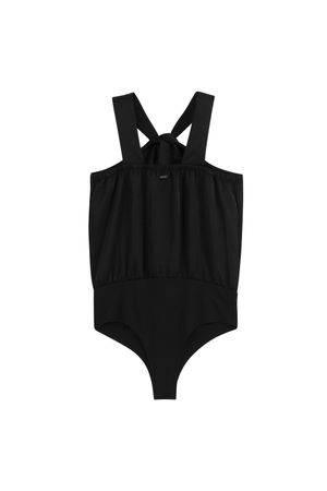 Body Feminino Nó Frontal Marialícia Preto