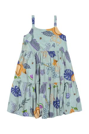 Vestido Infantil Menina Alças Elian Azul