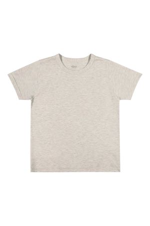 Camiseta Infantil Menino Básica Elian Cinza