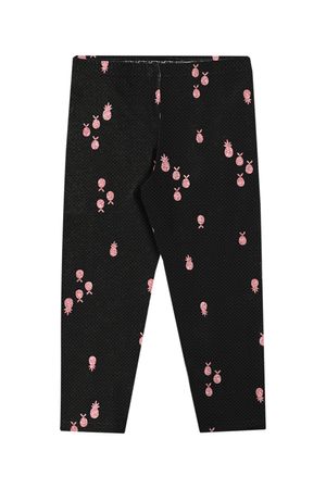 Calça Infantil Menina Estampada Elian Preta