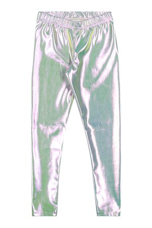 Calça Legging Infantil Menina Holográfica Elian Cinza