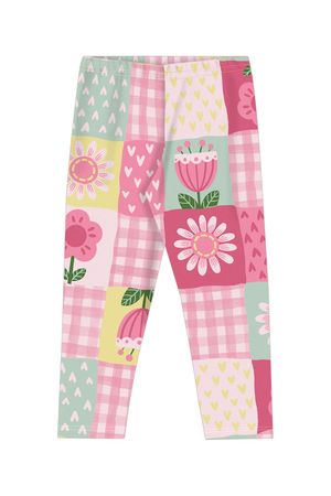 Calça Infantil Menina Estampada Elian Rosa