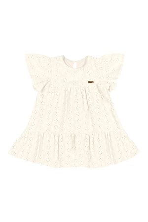 Vestido Bebê Menina Laise Colorittá Bege
