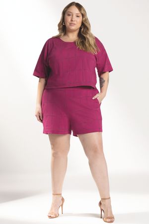 Blusa Feminina Devorê Marialícia Rosa