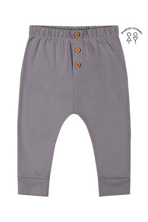 Calça Bebê Unissex Suedine Colorittá Cinza