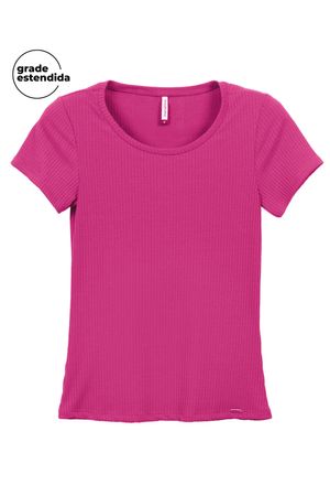 Blusa Feminina Básico Refinado Marialícia  Rosa