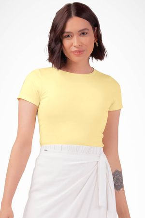 Blusa Feminina Versátil Marialícia  Amarelo