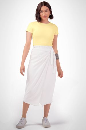 Blusa Feminina Versátil Marialícia  Amarelo