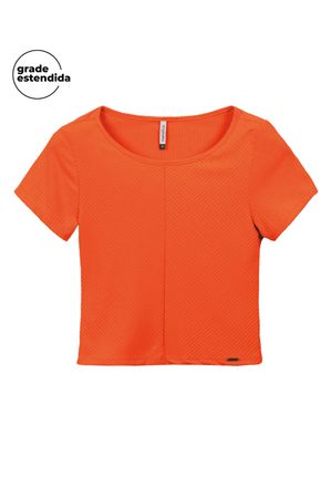 Blusa Feminina Essencial e Moderna Marialícia Laranja