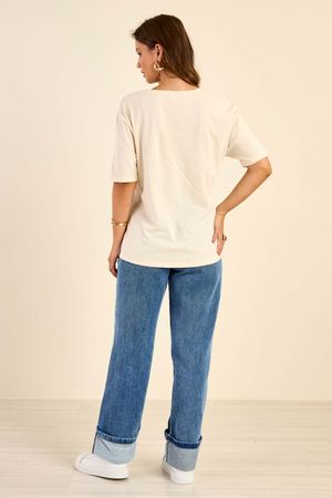 T-Shirt Feminina Folhas Marialícia