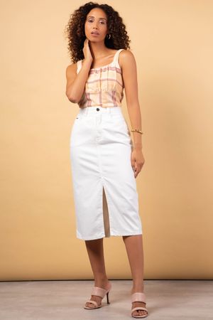 Regata Feminina Alça Fina Marialícia Bege