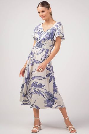 Vestido Feminino Acinturado Marialícia Marinho