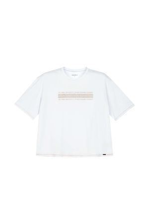 T-Shirt Feminina Manga Curta Marialícia Branco