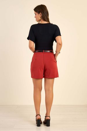 Shorts Feminino Com Bolsos Marialícia