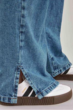 Calça Jeans Juvenil Menina Reta Beats Azul