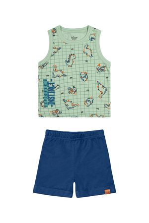 Conjunto Infantil Menino Instinto de Explorador Elian Verde