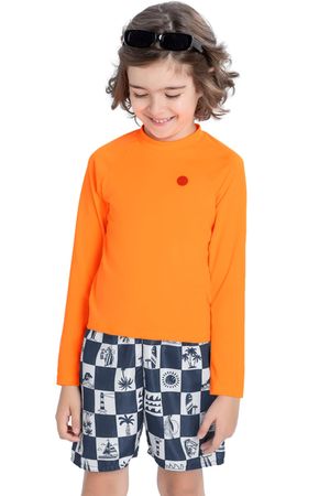 Shorts Infantil Menino Moda Praia Elian Azul