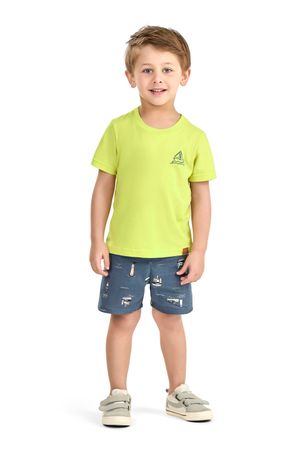 Conjunto Infantil Menino Náutico Elian Verde