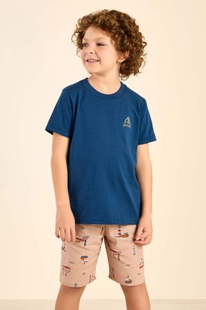 Conjunto Infantil Menino Náutico Elian Azul