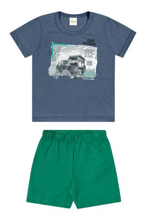Conjunto Infantil Menino Aventura Elian Azul