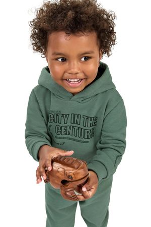 Conjunto Infantil Menino Moletom com Capuz Elian Verde