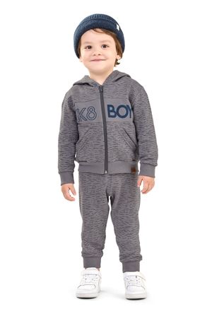 Conjunto Infantil Menino SK8 Elian Cinza