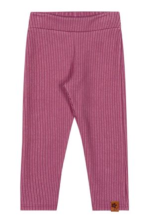 Calça Legging Infantil Menina Texturizada Elian Rosa