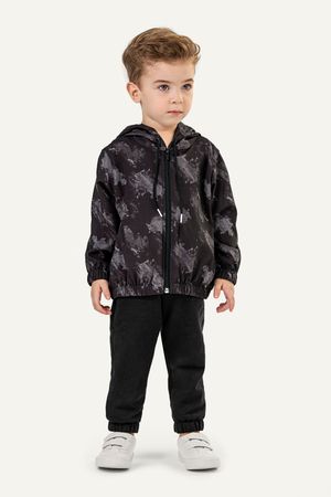 Conjunto Longo Infantil Menino Estampado Colorittá Preto
