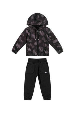 Conjunto Longo Infantil Menino Estampado Colorittá Preto