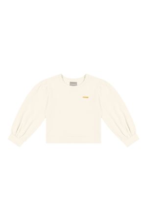 Blusa Infantil Menina Manga Longa Bufante Colorittá Bege