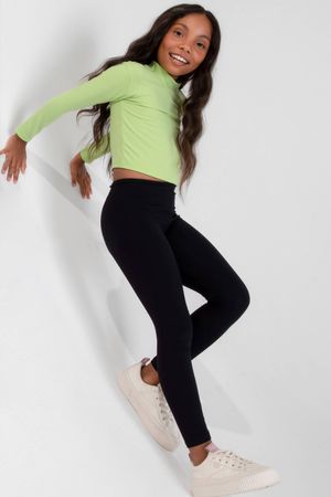 Calça Infantil Menina Legging Confort Preto
