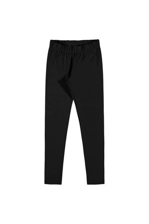 Calça Infantil Menina Legging Básica Elian Preto
