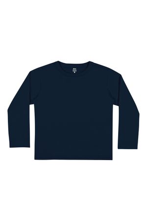 Camiseta Masculina Elian Manga Longa Azul