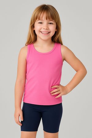 Bermuda Ciclista Infantil Menina Elian Azul
