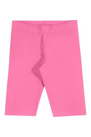 Bermuda Infantil Menina Ciclista Básica Elian Rosa
