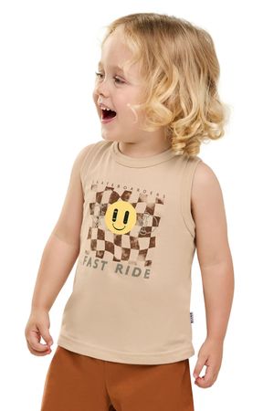 Regata Infantil Menino Skate Elian Bege