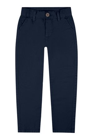 Calça Infantil Menino Sarja Com Bolsos Colorittá Azul