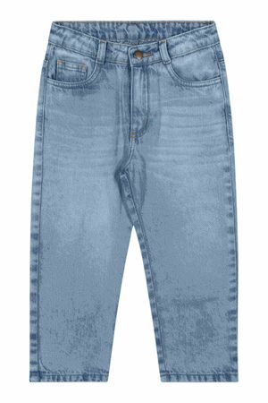 Calça Jeans Infantil Menina Lavagem Clara Colorittá Azul