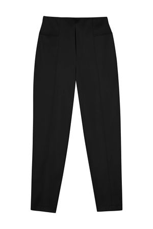 Calça Feminina Casual Moletom Ponto Roma Marialícia Preto