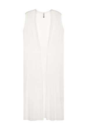 Colete Feminino Alongado Marialícia Bege