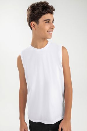 Regata Juvenil Menino Beats Branca