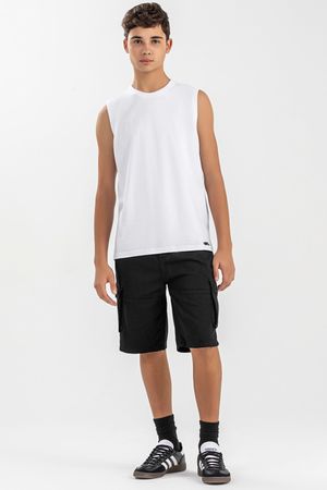 Regata Juvenil Menino Beats Branca