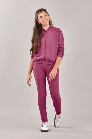 Calça Legging Juvenil Menina Básica Beats Rosa